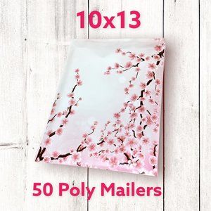 50 Cherry Blossom 10x13 Poly Mailers